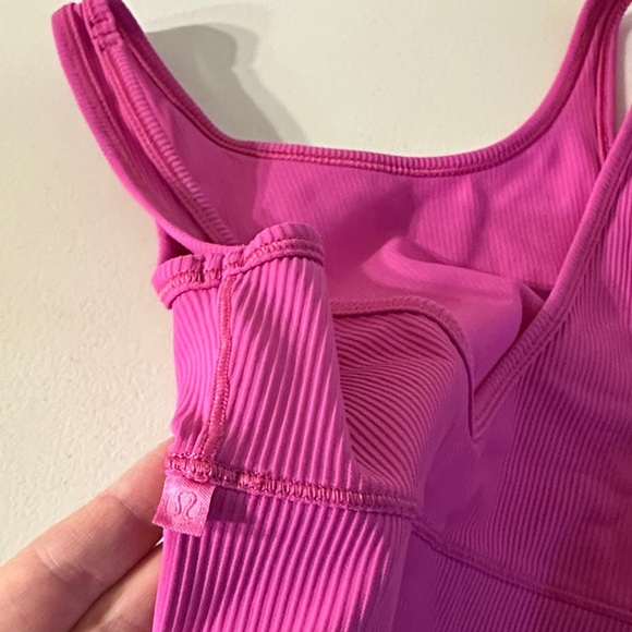 lululemon athletica Pink Ribbed Tank Top - Picture 3 of 3